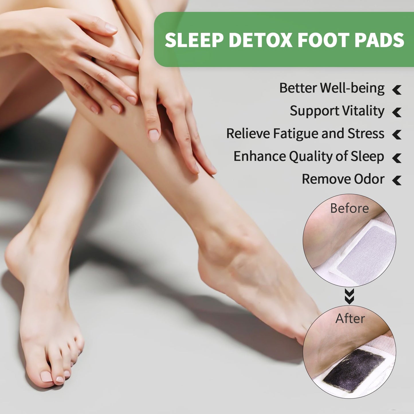 Herbal Sleep Foot Pads – 30-Pack / 5 Calming Blends