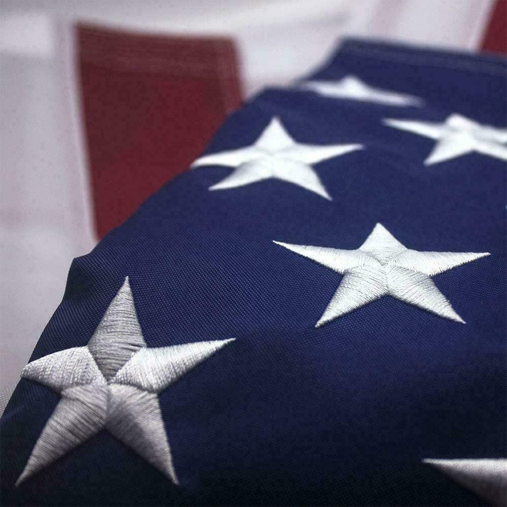 American Flag – Outdoor Heavy Duty with Embroidered Stars