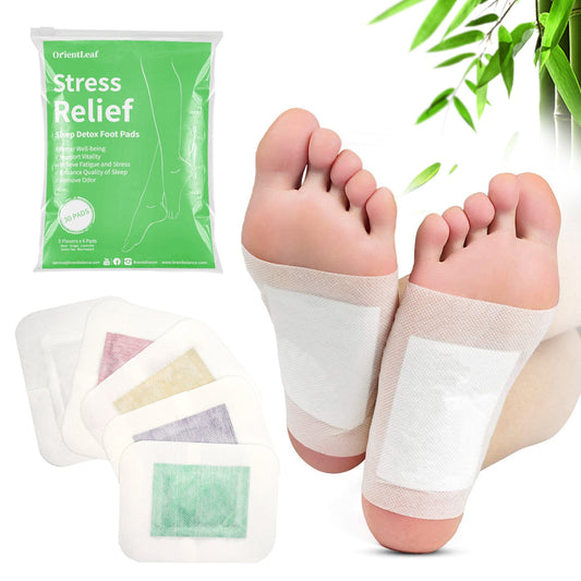 Herbal Sleep Foot Pads – 30-Pack / 5 Calming Blends